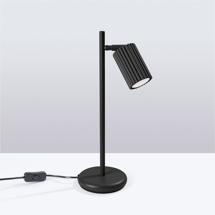 SOLLUX SL.1586 KARBON Lámpara De Mesa Negra