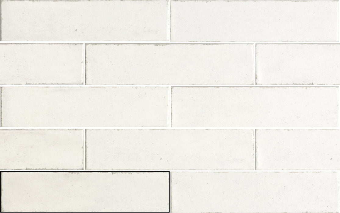 APE A031477 CALPE WHITE 7,5x30 Azulejo Pasta Blanca