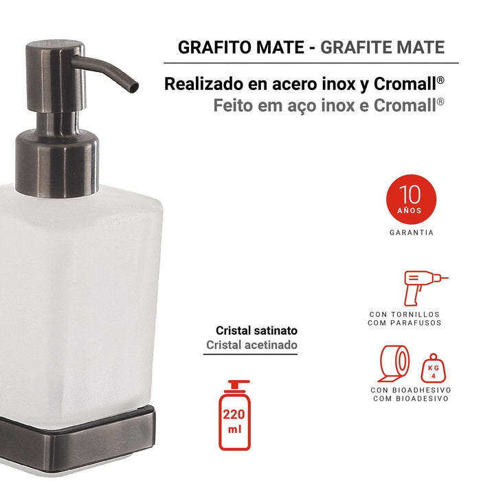 GEDY TO818100100 TONGA Dosificador Gun Metal