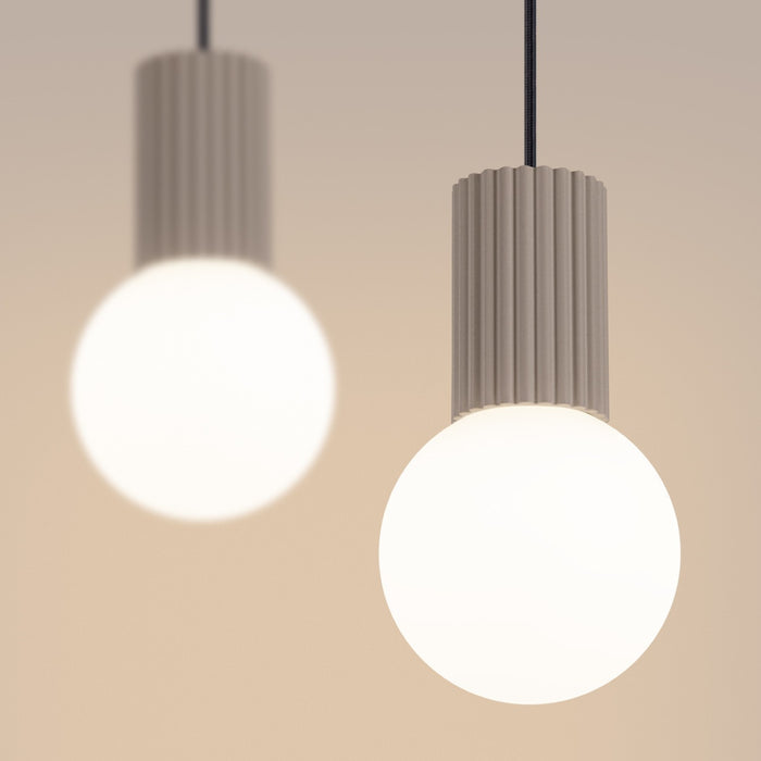 SOLLUX SL.1988 Lámpara Colgante Halo 2L Taupe