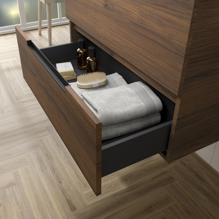 SALGAR LENI Mueble+Lavabo IBON Color Nogal