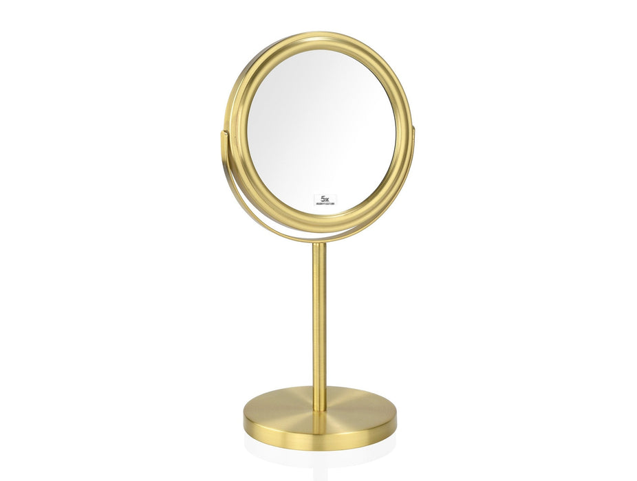 ANDREA HOUSE BA69289 Espejo Pie Metal Dorado 5x Aumentos