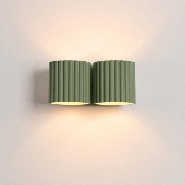 SOLLUX SL.2599 Aplique Aura 2 Verde Oliva G9