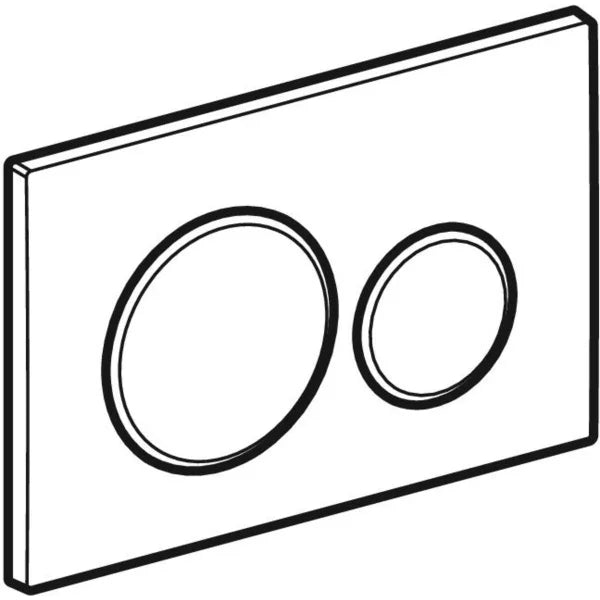 GEBERIT 115.882.16.1 SIGMA 20 Pulsador Negro Mate Lacado