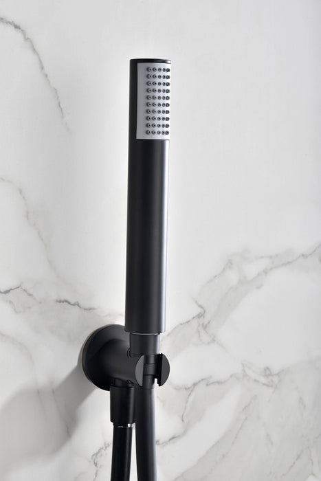 IMEX GTM039/NG MONZA Conjunto Grifo Ducha Termostático Empotrado Negro Mate