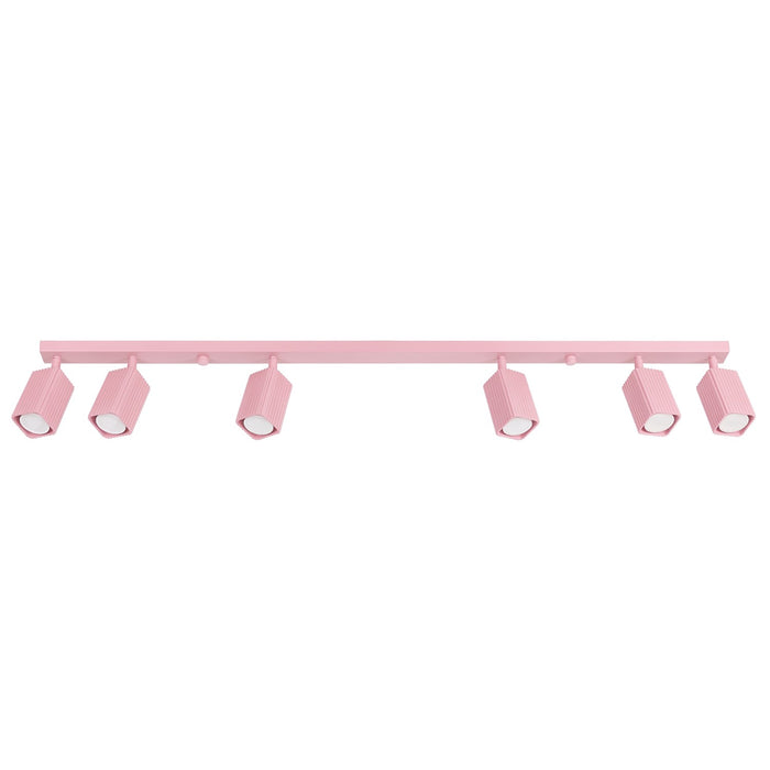 SOLLUX SL.3280 Lámpara De Techo Rayo 6L Rosa