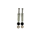 ARCOBAÑ 16JTPN  Juego 2 Tornillos Portarrollos Cocina Negro