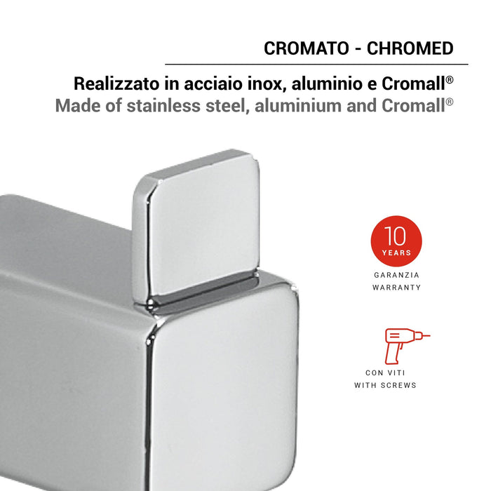 GEDY SG261300000 SPLUGA Percha Cromo