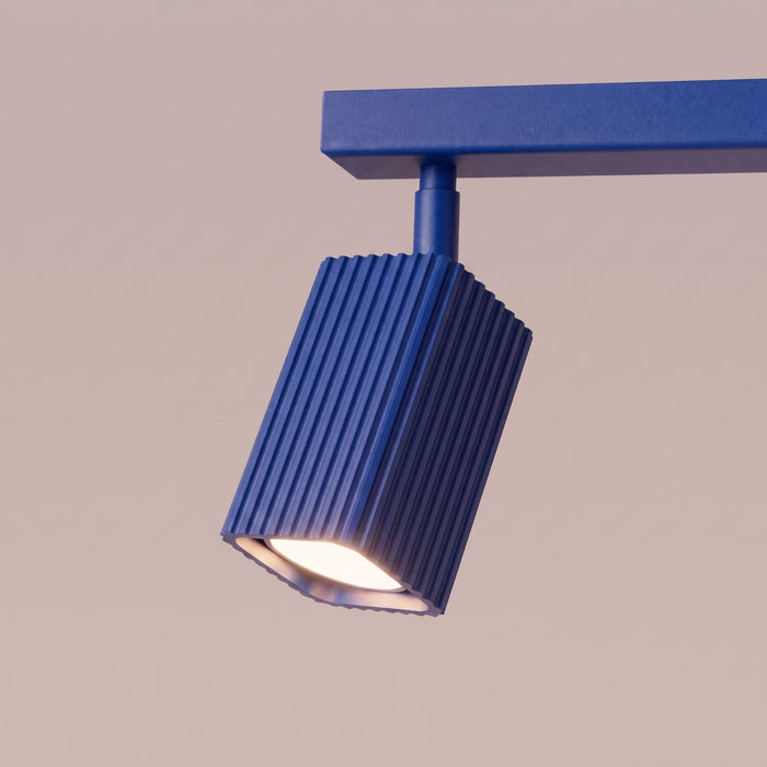 SOLLUX SL.3207 Lámpara De Techo Rayo 3L Azul Ultramar
