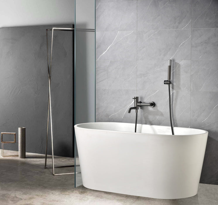 IMEX BDM039-4BGM MONZA Kit Monomando Grifo Baño/Ducha Black Gun Metal