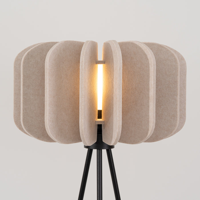 SOLLUX SL.1863 Lámpara de pie MULA 45 beige beige/negro