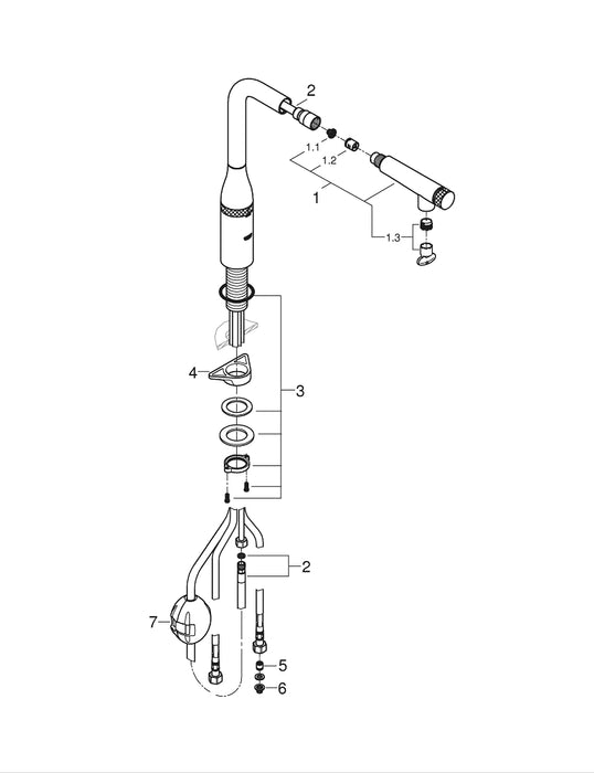 GROHE 36 464 000 EUROSMART Cosmopolitan E Cuerpo empotrable
