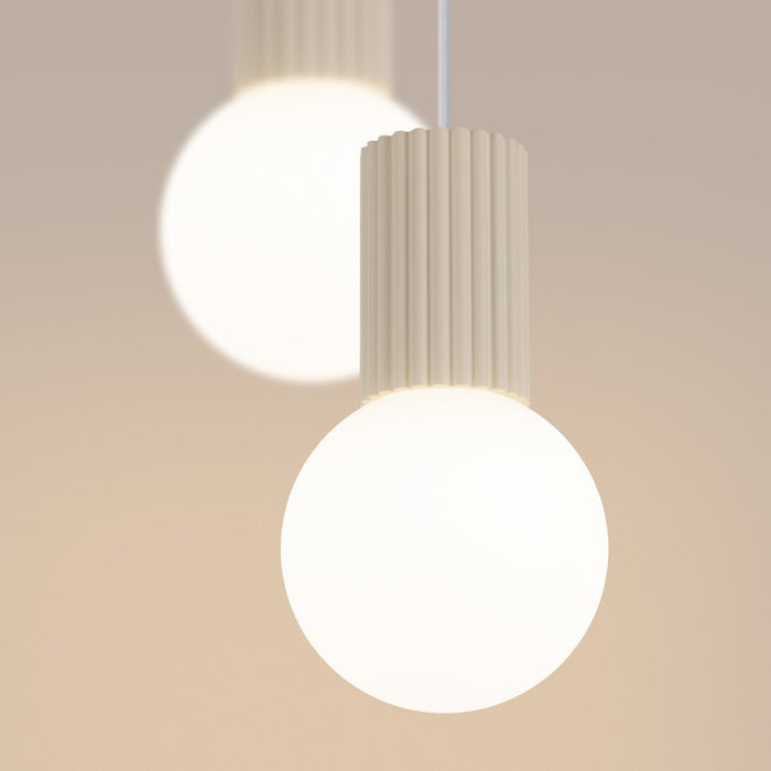 SOLLUX SL.1973 Lámpara Colgante Halo 2P Beige