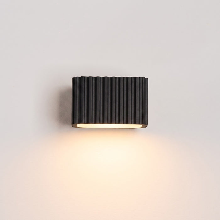 SOLLUX SL.3045 Lámpara De Pared Riff Negra Gx53