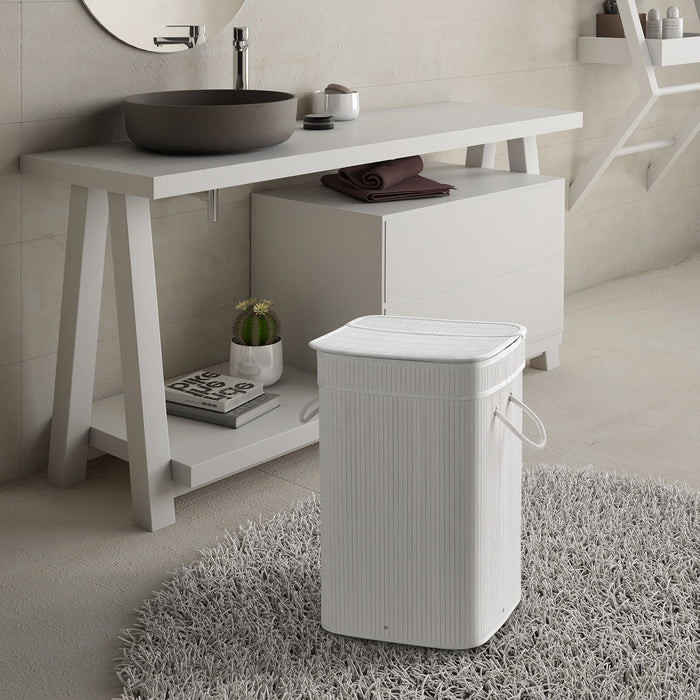 GEDY TA380200300 TATAMI Cesto Ropa 68 L Blanco