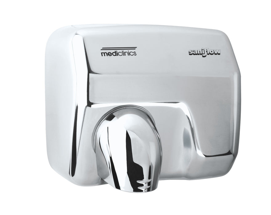 MEDICLINICS E05AC SANIFLOW SecaManos Inox Brillo
