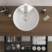 SALGAR 116061 BEQUIA PLUS METAL Mueble de Baño 1 poza Porcelana 120cm Nogal