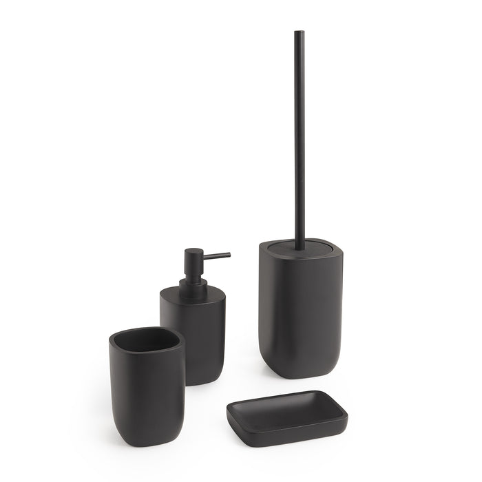 GEDY YL981400000 YLENIA Portacepillos negro mate