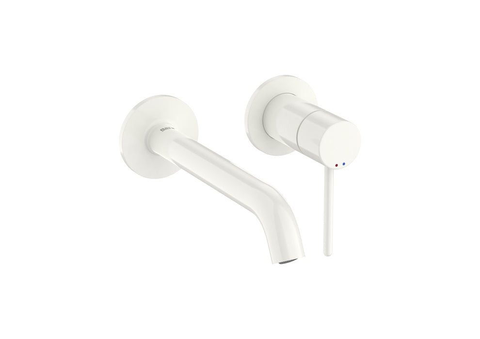 ROCA A5A353FP30 NU Grifo Monomando Empotrable Lavabo Maneta Pin Blanco Brillo
