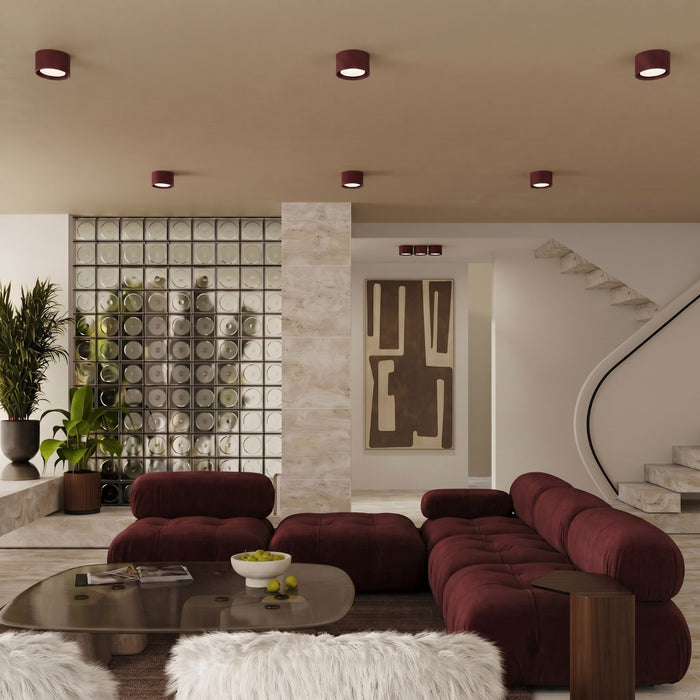 SOLLUX SL.2455 Plafón MODO 2 burdeos Gx53