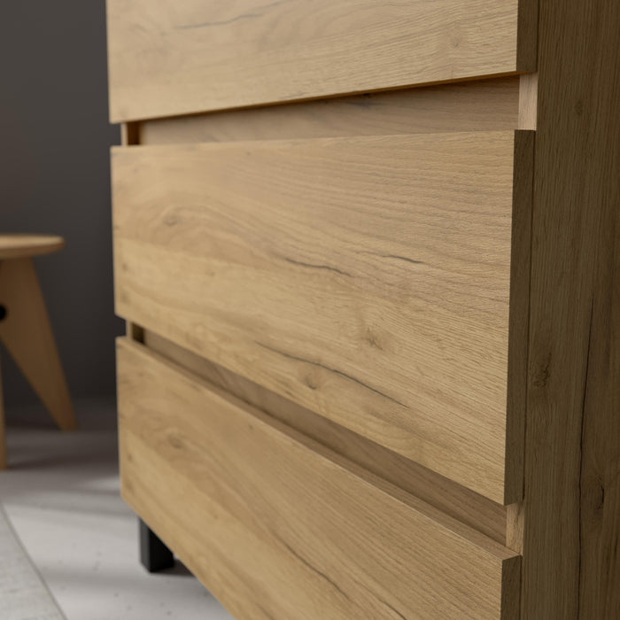 SALGAR 117494 BEQUIA PLUS Mueble de Baño 1 poza Porcelana 110cm Roble