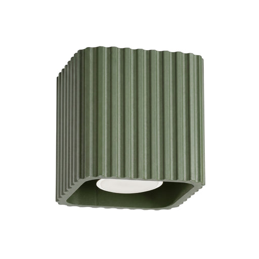 SOLLUX SL.3050 Lámpara De Techo Riff 1 Verde Oliva Gu10