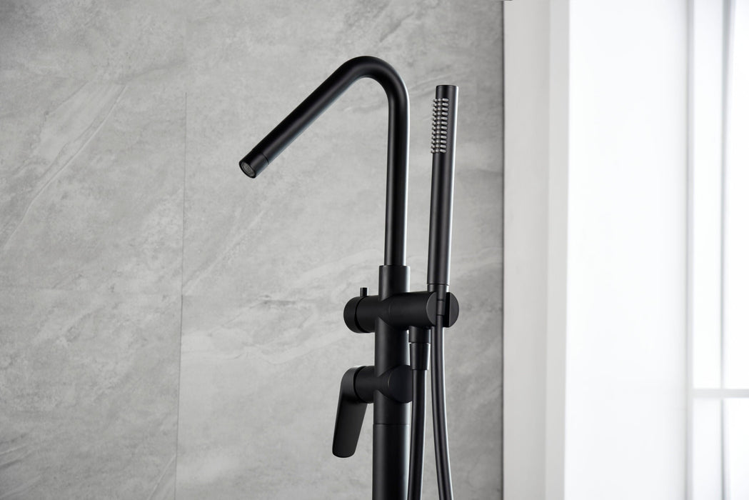IMEX BBEZ044/NG BÉLGICA Grifo de Bañera Exenta Negro Mate
