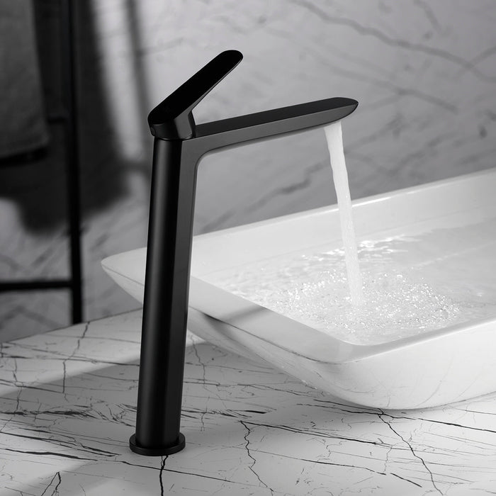 IMEX BDZ044-3NG BELGICA Grifo de Lavabo Alto Negro Mate