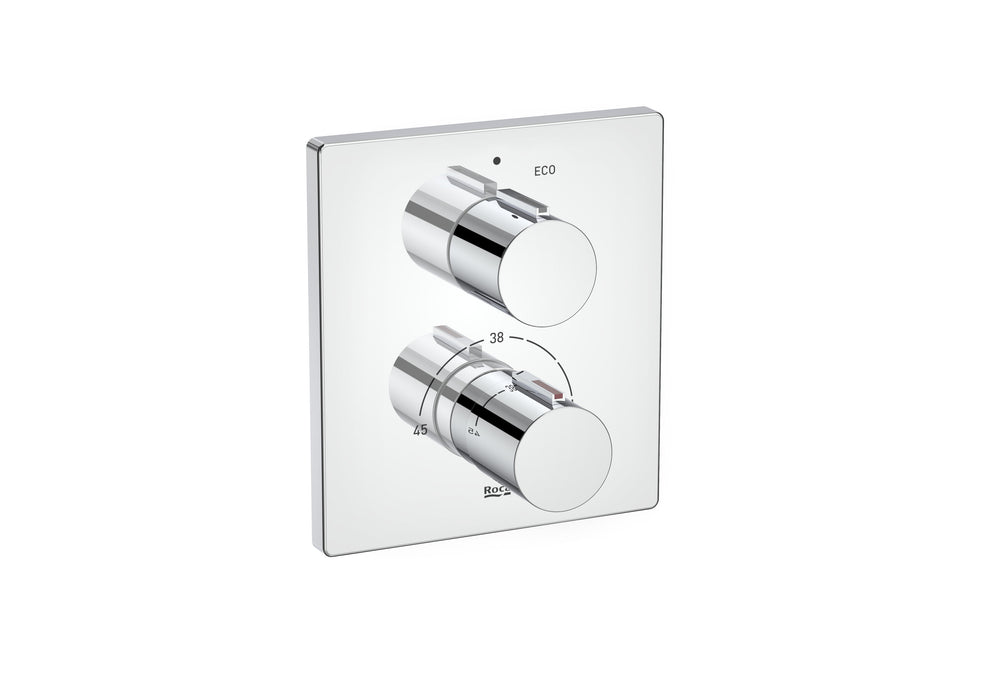 ROCA A5A2C88C00 T-2000 Grifo Termostático Empotrado Ducha Cromo