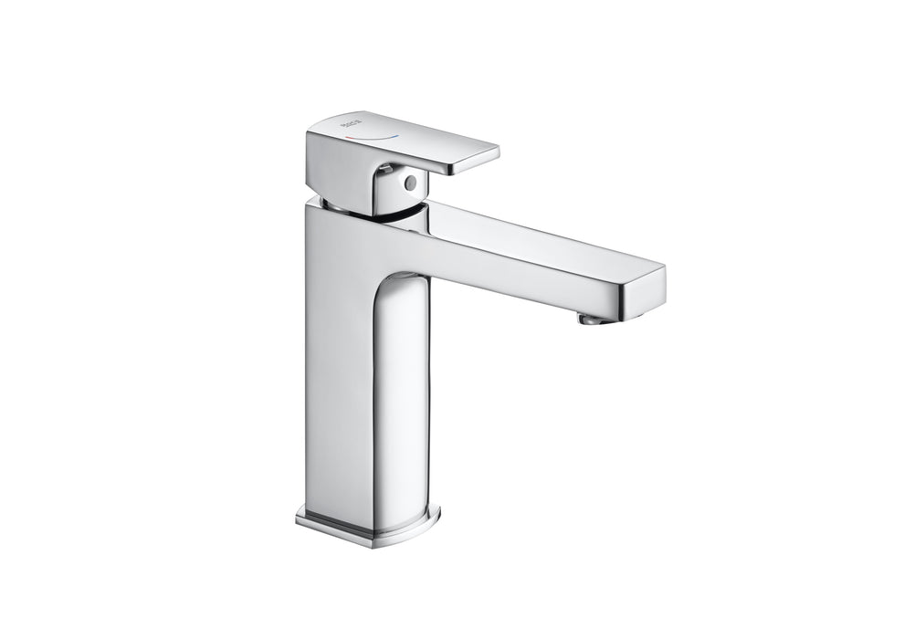 ROCA A5A3C01C00 L90C Grifo Monomando Lavabo Mezzo Liso Desagüe Clic Clac con Cromo