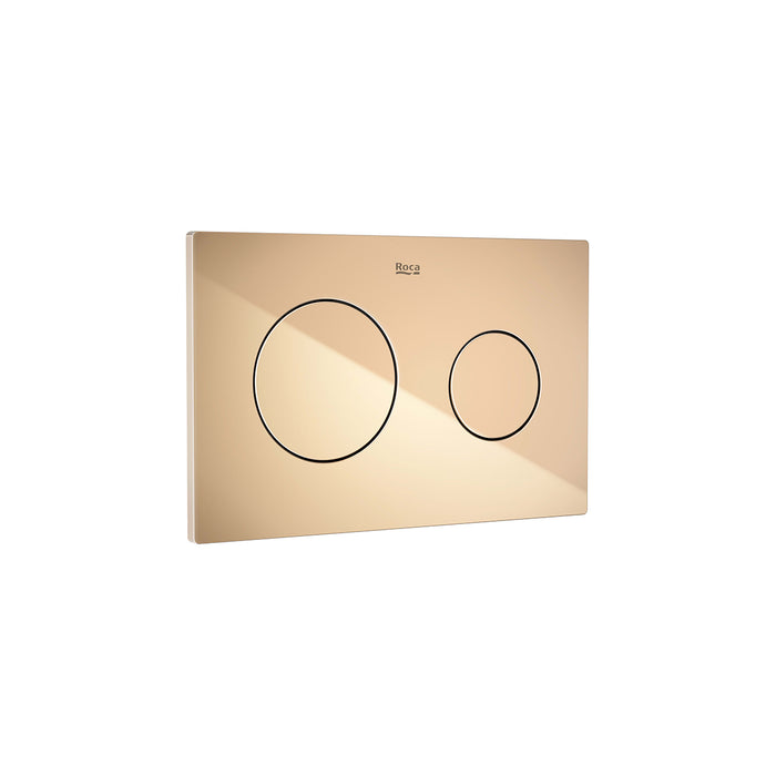 ROCA A8901890RG PL10 ONE DUAL Placa de Accionamiento Oro Rosado Posterior a 2021