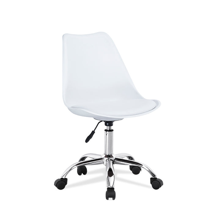 FURNITURE STYLE FS002CBL ADRIANA Silla de Estudio ABS - PU Color Blanco