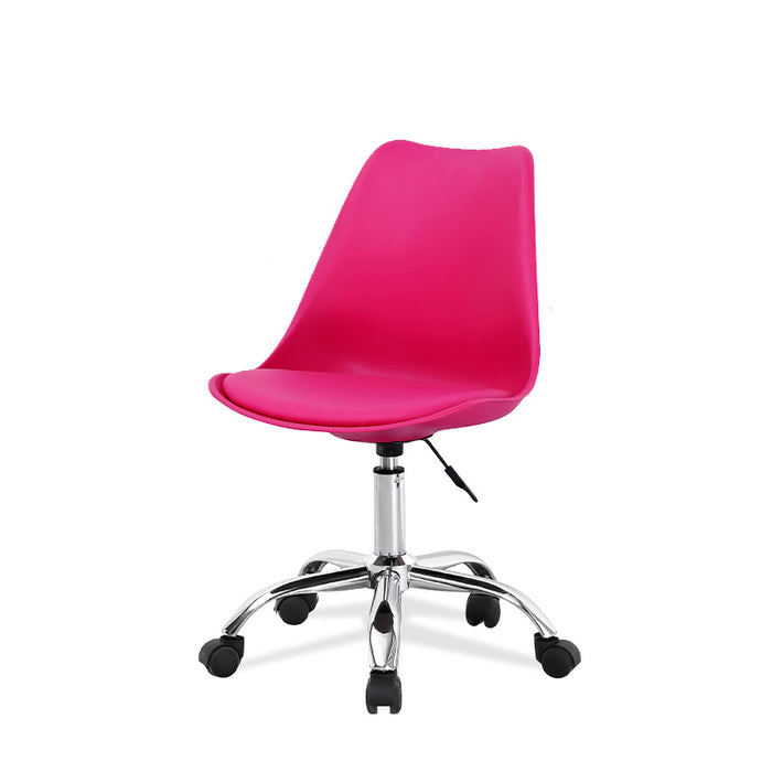 FURNITURE STYLE FS002CRS ADRIANA Silla de Estudio ABS - PU Color Rosa