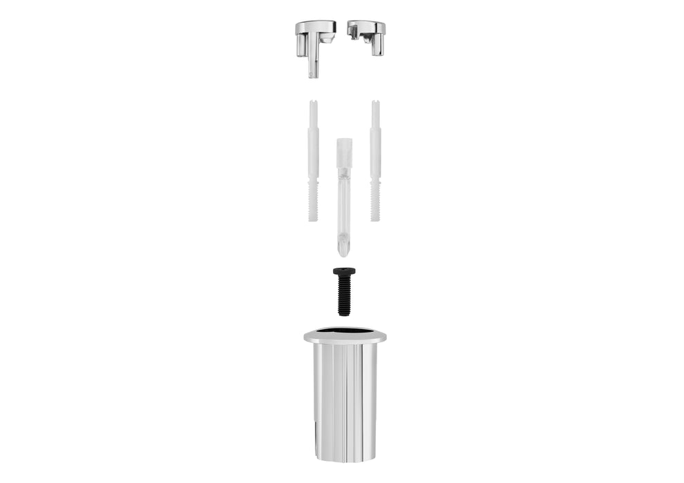 ROCA AH0001700R Kit Doble Pulsador Largo para Mecanismo Descarga D2D y D4D