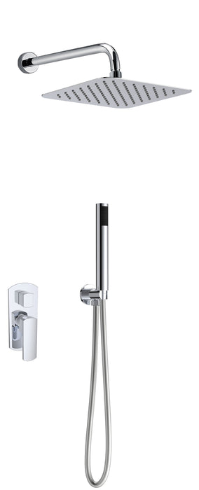 LLUVIBATH AP04A12 APOLO Conjunto Ducha Empotrado Cromo