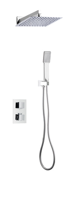 LLUVIBATH AR03A12 ARTEMIS Pared Conjunto Ducha Empotrado Termostática Cromo