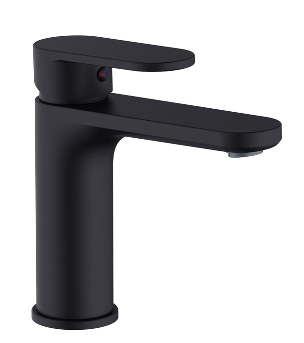 LLUVIBATH AU20105 AURA Grifo Lavabo Negro Mate
