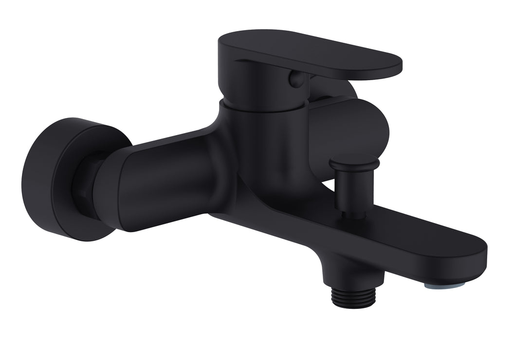 LLUVIBATH AU20405 AURA Conjunto Bañera Negro Mate