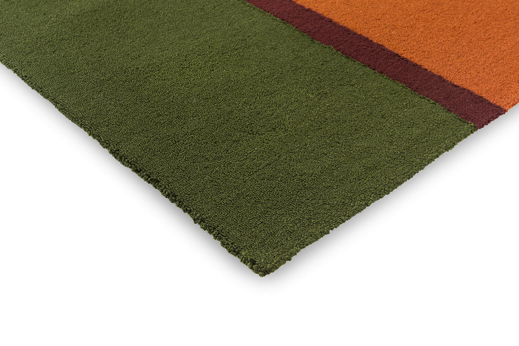 Brink & Campman Habitat Festival Stripe Orange 496513 Outdoor Rug