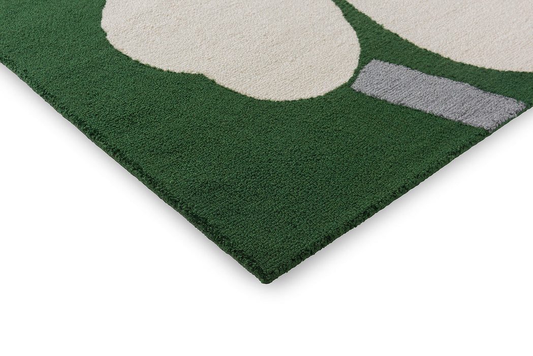 Marimekko Unikko 60th Anniversary Green 433007 Rug