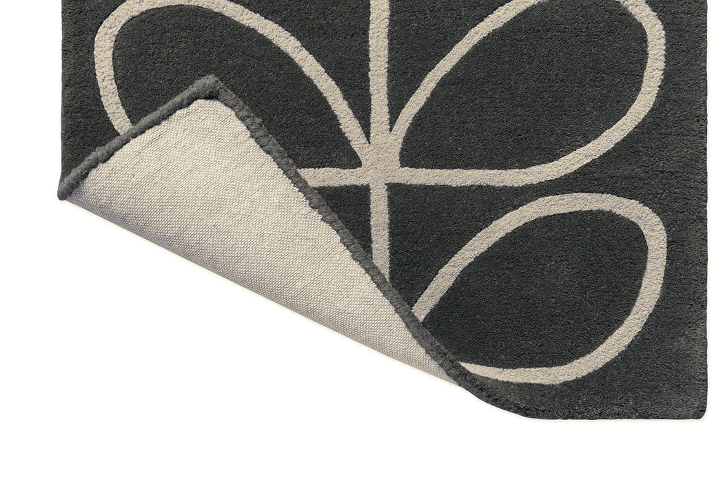 Orla Kiely Linear Stem Slate 060505 Runner Rug