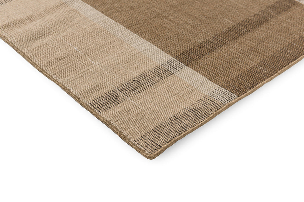 Brink & Campman Zona Cashew Block Stripe 497501 Outdoor Rug