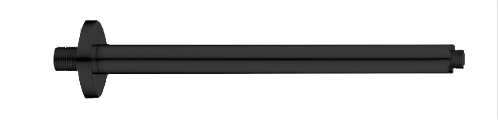 LLUVIBATH BC33005 Brazo Rociador Redondo Techo Negro Mate