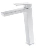 IMEX BDAR025-3BL ART Grifo de Lavabo Alto Blanco Mate