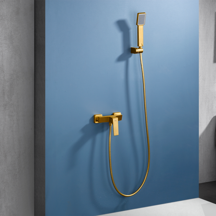 IMEX BDAR025-5OC ART Kit Ducha Monomando Oro Cepillado