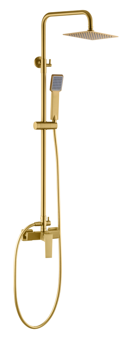 IMEX BDAR025/OC ART Conjunto Ducha Monomando Oro Cepillado