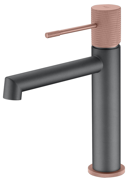 IMEX BDD038-1GC LINE Grifo de Lavabo Gris Champagne