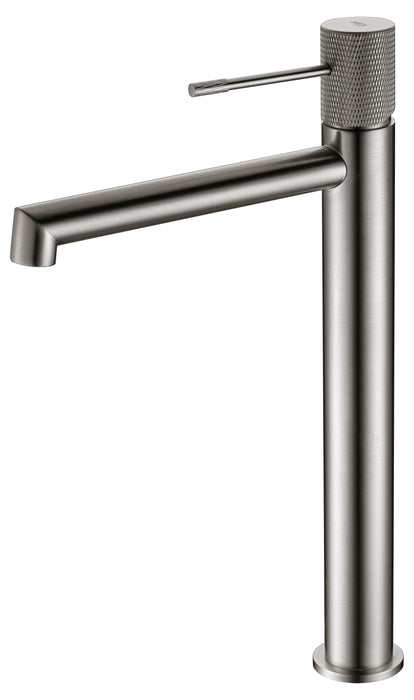 IMEX BDD038-3NQ LINE Grifo de Lavabo Alto Níquel Cepillado