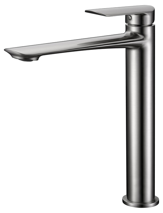 IMEX BDG040-3NQ URAL Grifo de Lavabo Alto Níquel Cepillado