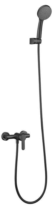 IMEX BDR001-5NG ROMA Kit Ducha Monomando Negro Mate